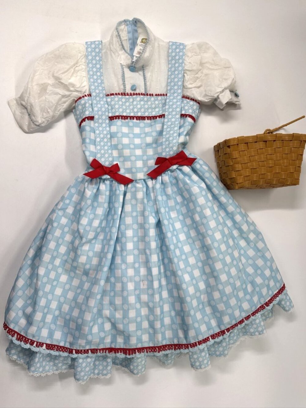 Rubies Kids Wizard of Oz Dorothy Premium Costume Childs Medium with Basket